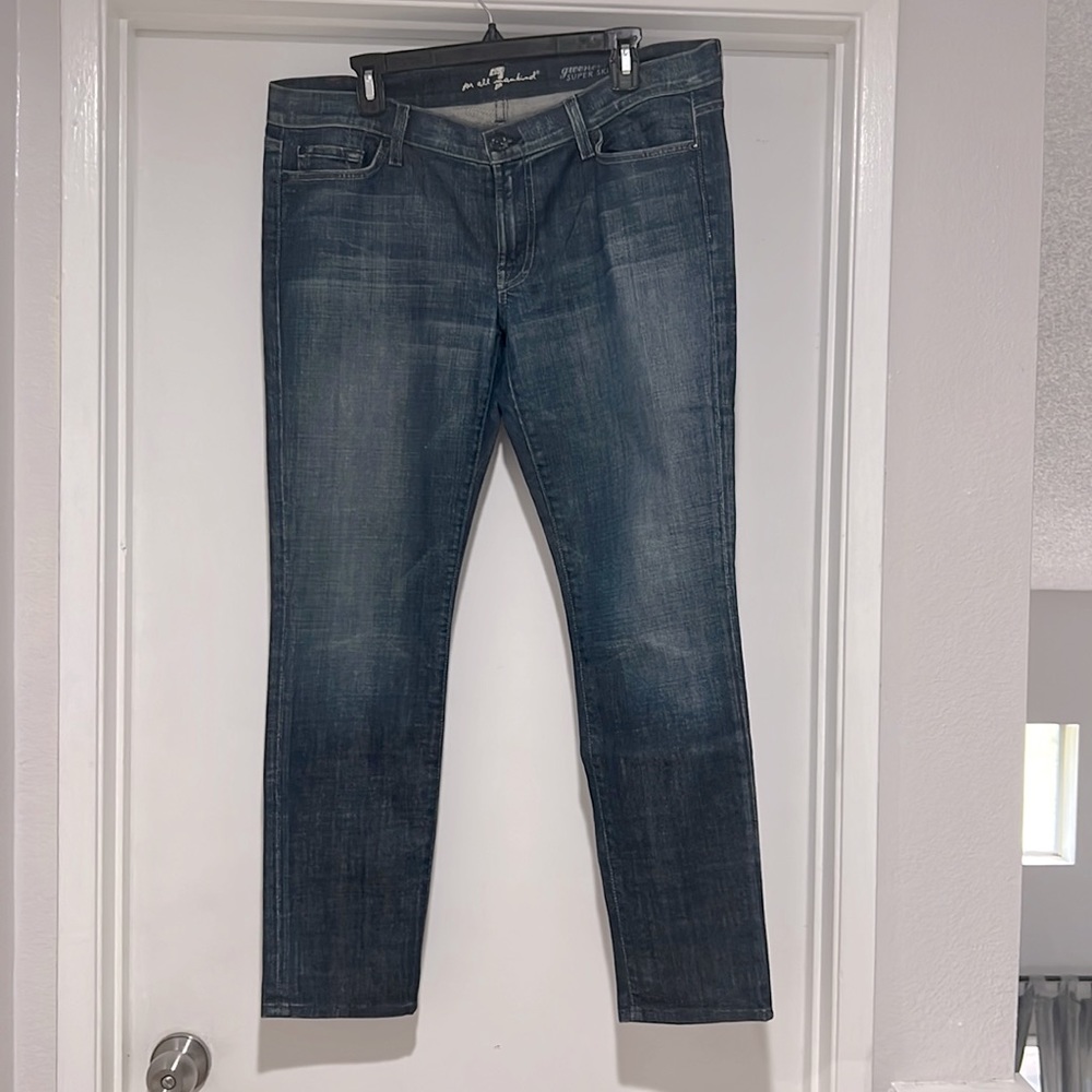 7 for all mankind Blue washed SUPER SKINNY Jeans